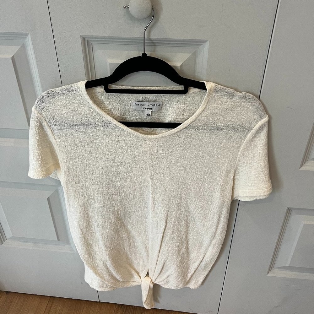 Madewell Tie Knot Top